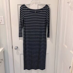GAP Striped Midi Dress